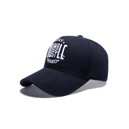 'Stay Humble Hustle Hard' Embroidered Baseball Caps