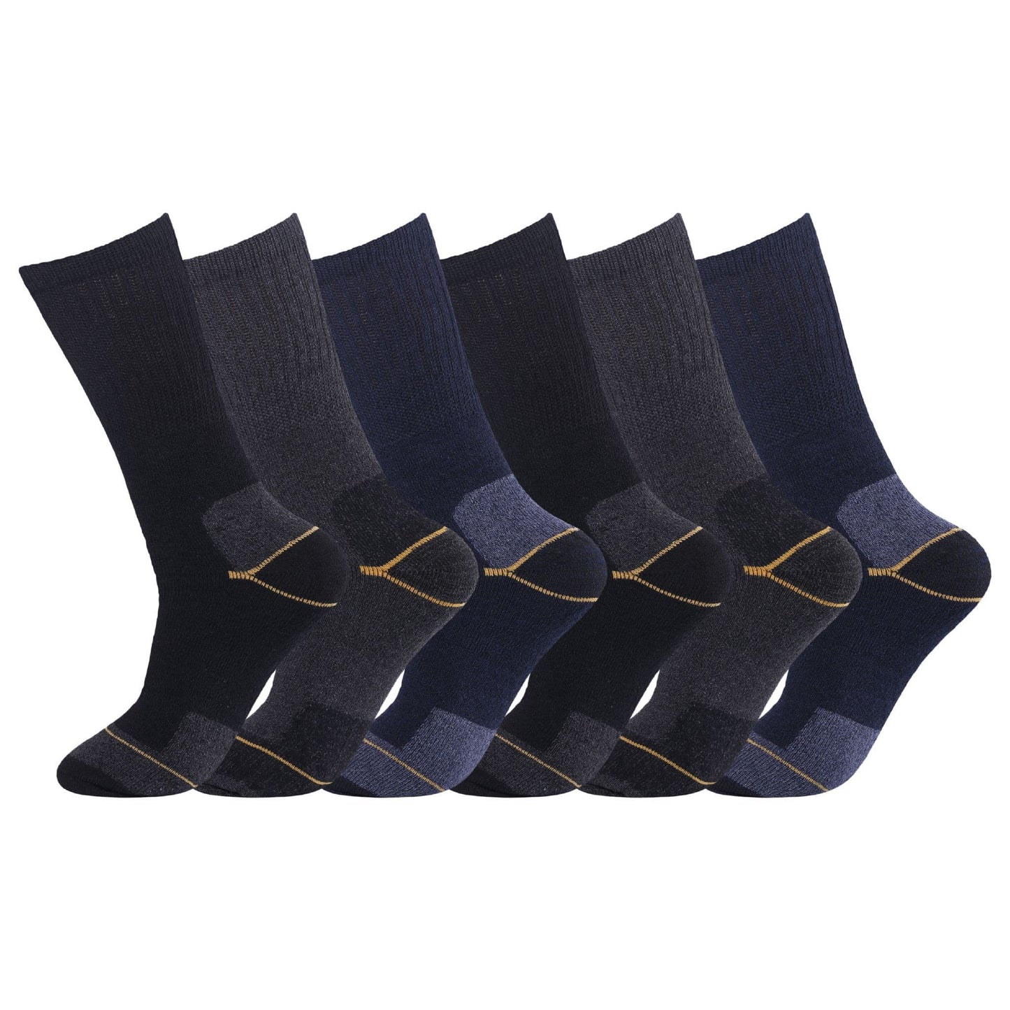 Mens Heavy Duty Chunky Diabetic Work Socks V14 (12 Pairs)