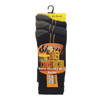 Mens Heavy Duty Chunky Work Socks V15 (12 Pairs)