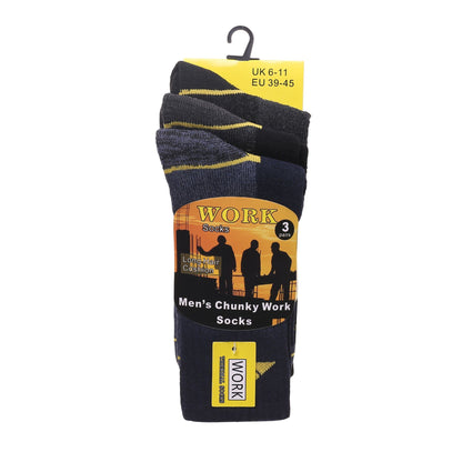 Mens Heavy Duty Chunky Work Socks V16 (12 Pairs)