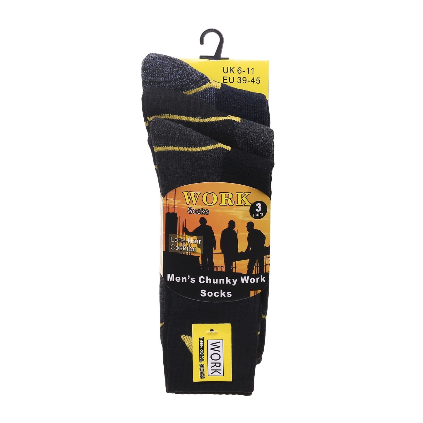 Mens Heavy Duty Chunky Work Socks V16 (12 Pairs)