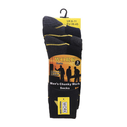Mens Heavy Duty Chunky Work Socks V16 (12 Pairs)