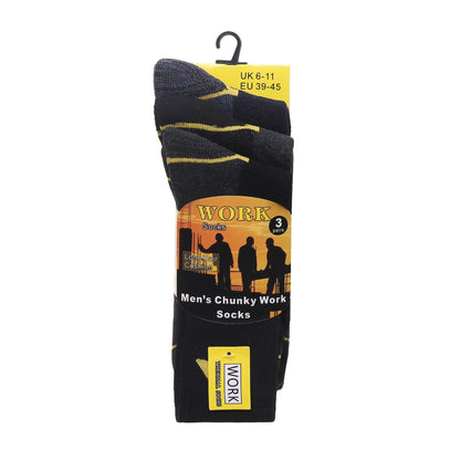 Mens Heavy Duty Chunky Work Socks V16 (12 Pairs)