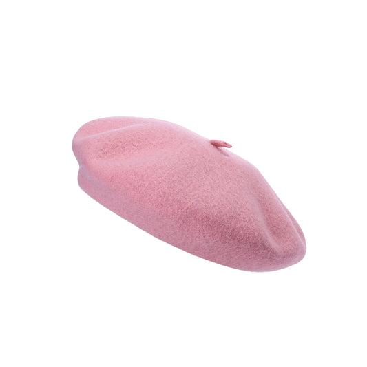 Premium Wool Beret - Light Pink